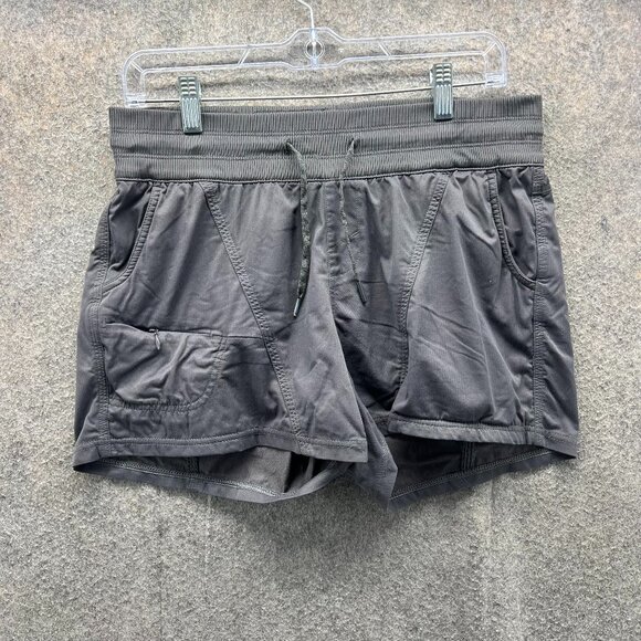 The North Face Shorts Womens Medium Charcoal Gray Aphrodite Motion FlashDry - Picture 1 of 11